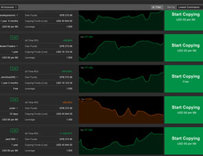 cTrader Copy is the easiest way for Tradeview customers to copy the actions of the most successfull traders